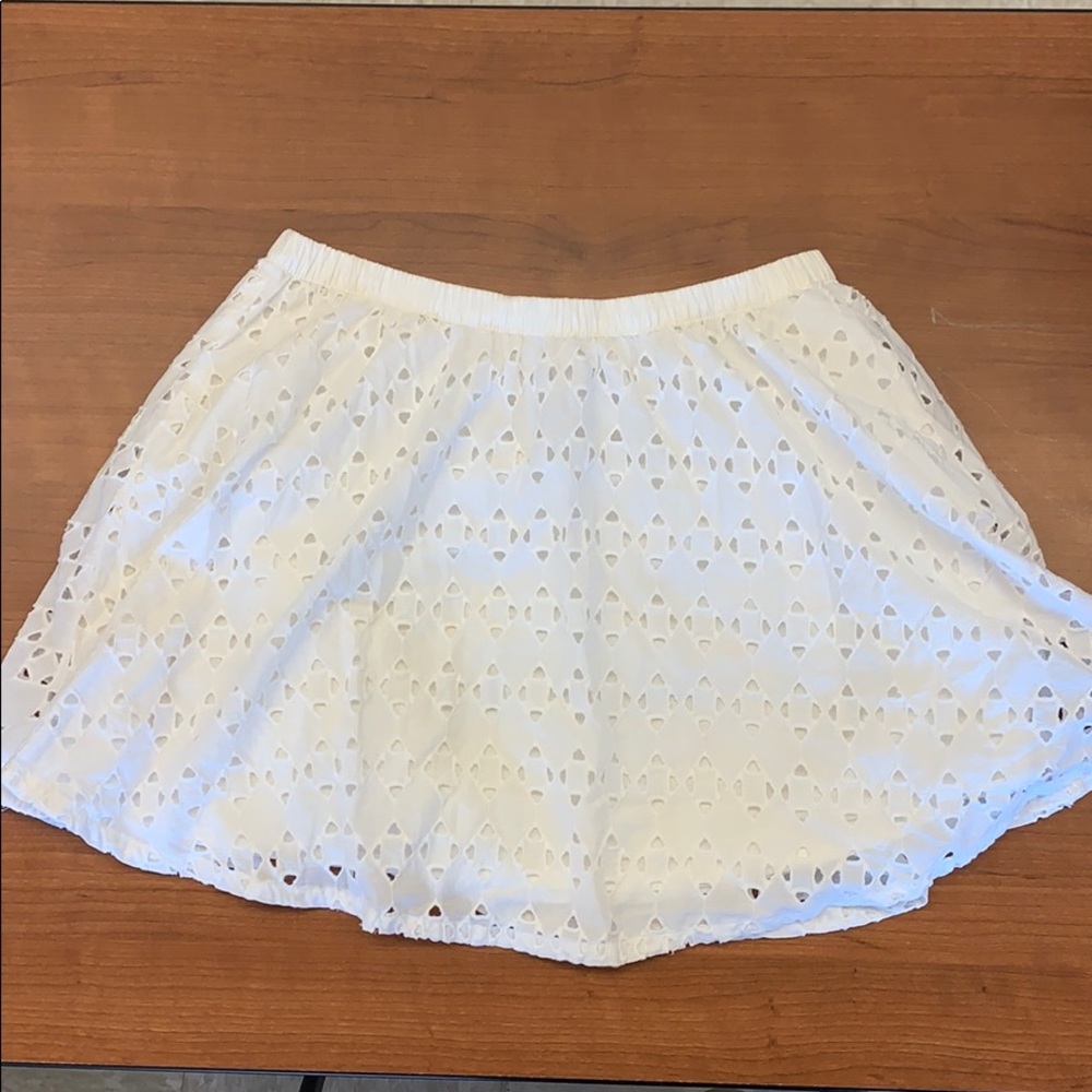 White skirt